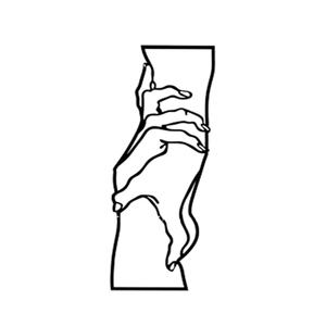 Arts muraux en métal en fer noir fabriqués à la main Design moderne décoration murale de luxe en forme de main cadre suspendu facile - Product Image 1