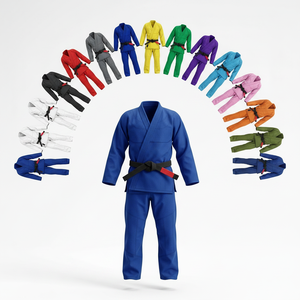 Uniforme de Jiu Jitsu BJJ para Adultos, Venta al Por Mayor, Kimono de Algodón Resistente, Ligero, con Bordado, para Entrenamiento de Artes Marciales - Product Image 1