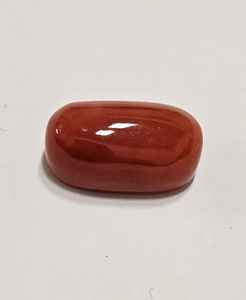 พลอยปะการังสีแดงอิตาลี รูปทรงวงรี คุณภาพดี สีสวย พลอยเม็ดเดี่ยวสำหรับทำเครื่องประดับ - Product Image 5