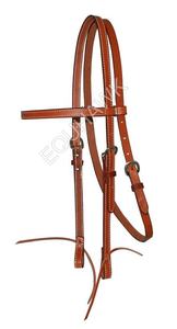 Cabecera de cuero de ajuste occidental hecha a mano con cuello de pecho barril Headstall de carreras para caballos Venta caliente Fabricante India - Product Image 3