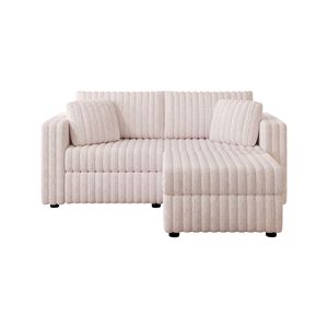 Divano Modulare Morbido per 2 Persone con Sollevamento Idraulico 192 cm, Elegante e Confortevole per Camera da Letto, Abbinabile a Pouf da 80 cm, Ideale per Soggiorno - Product Image 6