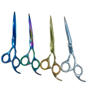 Tijeras de Peluquería Profesionales SAAR GLOBAL SURGICAL de Acero Inoxidable 440C, Hoja Afilada de 30 Dientes, Mango Largo, para Diestros - Product Image 2