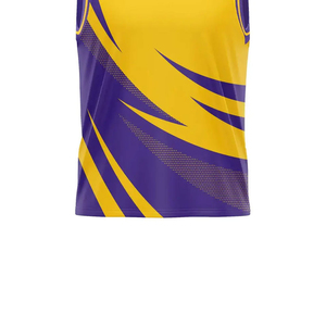 Maillot de basket-ball en maille pour hommes, chemise de sport personnalisée sans manches, respirante, légère, à séchage rapide, en polyester, pour l'entraînement et les matchs - Product Image 6