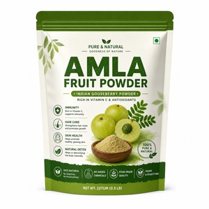 Polvo de Amla Orgánico al por Mayor, Suplemento Herbal 100% Puro y Natural, Polvo de Grosella India Rico en Vitamina C y Antioxidantes - Product Image 1