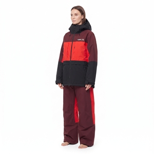 Traje de esquí de invierno para mujer, impermeable, a prueba de viento, cálido, de dos piezas, chaqueta y pantalones para la nieve, ropa deportiva - Product Image 4