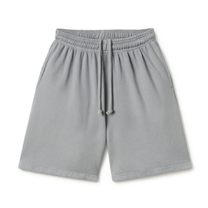 Pantalones Cortos Deportivos con Lavado Ácido para Hombre, Venta al por Mayor, Logotipo Personalizado, Pantalones Cortos Deportivos Vintage con Lavado Francés para Hombre - Product Image 1