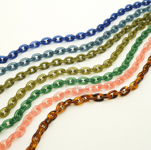 Chaîne à maillons en résine, options multicolores, style tendance pour cadeaux, meilleur design, prix les plus bas - Product Image 4