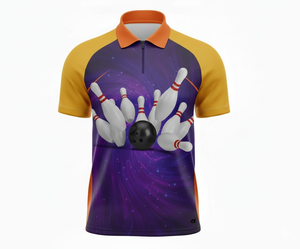 T-shirt court en maille personnalisable avec design avant et arrière, 85 % polyester 25 % élasthanne, imprimé en 3D par sublimation, pour homme, séchage rapide - Product Image 2