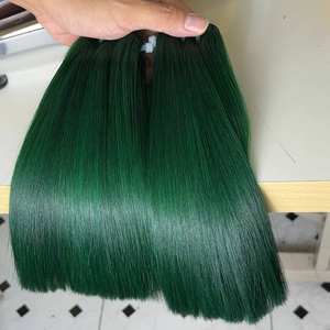 Extensiones de Cabello Liso Extremo Súper Doble Trama, Precio Mayorista de Fábrica, 100% Cabello Humano Virgen Vietnamita Natural, 8-40 Pulgadas - Product Image 2