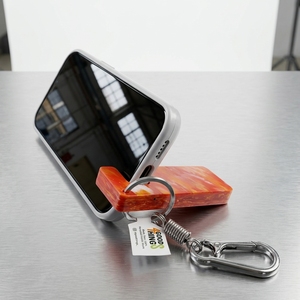 4GoodThings Eco-Friendly Polyethylene Recycled Plastic Stainless Steel Polished Digital Printing <b>Personalized</b> <b>Keychain</b> - Product Image 3