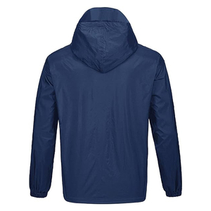 Wholesale Customized Private Label Eco-Friendly High Street Winter Windbreaker Men <b>Waterproof</b> Rain <b>Jacket</b> Stand Collar Canvas - Product Image 2