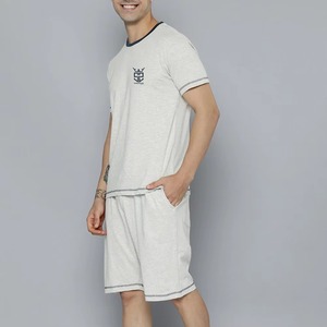 OEM Service Summer Wear Breathable <b>T</b>-<b>Shirt</b> <b>And</b> <b>Shorts</b> <b>Set</b> For <b>Men</b> Cotton Made Wholesale <b>Men</b> <b>T</b>-<b>Shirt</b> <b>And</b> <b>Shorts</b> <b>Set</b> - Product Image 3