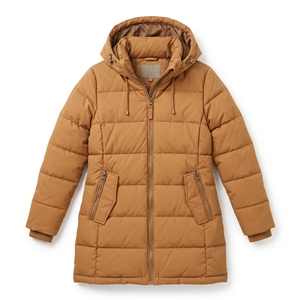 Abrigo Acolchado con Capucha para Mujer, Abrigo Largo Informal y Cálido para Invierno, OEM ODM, Venta al por Mayor de Fábrica, Logotipo Personalizado, MOQ Bajo - Product Image 4