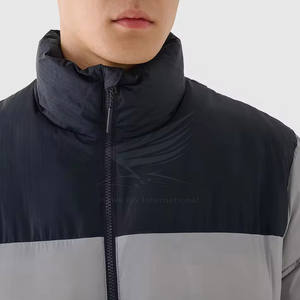 Chaqueta de Invierno Acolchada de Algodón 100% de Primera Calidad para Hombre, Estilo Urbano, Logotipo Frontal Personalizable - Product Image 5