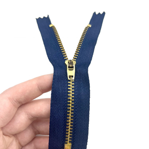 4 #   Cremallera metálica de latón con bloqueo automático para cierres de jeans y bolsos - Product Image 3