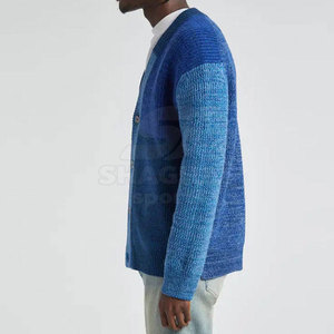 Cardigan pour homme en tricot doux à manches longues, décontracté, à porter au quotidien, pull d'hiver tendance pour homme - Product Image 5