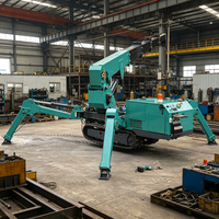 Grue suspendue araignée 3T à largeur réduite et efficace pour les projets de maintenance à accès restreint