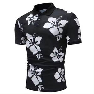 Vêtements de sport personnalisés en gros de haute qualité, impression par sublimation, polo de golf pour hommes, coton, polyester, respirant - Product Image 3