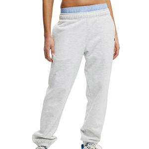 Nueva Llegada, Pantalones Deportivos de Moda para Mujer, Cómodos, Ajuste Regular, Cintura Elástica, Holgados, Gruesos, Cálidos para Invierno - Product Image 1