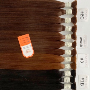 Extensiones de Cabello Humano Vietnamita Remy de la Mejor Calidad, Lisas, de Trama Única, Sin Enredos, 100% Virgen, Precio al por Mayor - Product Image 4