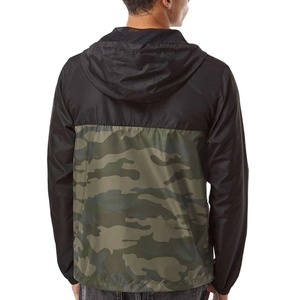 Customizable Color Zipper Waterproof <b>Summer</b> Outdoor Hooded Lightweight Breathable Windbreaker <b>Jacket</b> for <b>Men</b> - Product Image 2