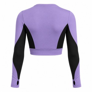 Women's Yoga Gym Wear Set Seamless High Waist Leggings Moisture Wicking Sports Bra Wholesale Activewear Factory - Product Image 3