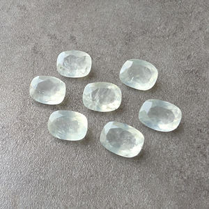 Piedra Preciosa de Prehnita Facetada, Corte Rectangular Calibrado, Piedra Suelta Natural para Joyería - Product Image 6