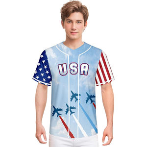 Camisetas de béisbol con tejido aerodinámico de poliéster para reducir la resistencia al movimiento, paneles atléticos dinámicos diseñados para la posición. - Product Image 3