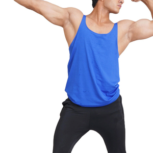 Oem Service Custom Gym <b>Singlets</b> <b>Men</b> Tank Tops Knitted Breathable Cotton/Bamboo Stringer Bodybuilding Fitness Fashion Gym Tank - Product Image 1