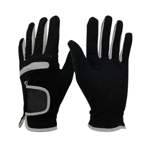 Guantes de Golf de Microfibra de Primera Calidad, Transpirables, Unisex, Deportivos, Negros y Grises, de Secado Rápido - Product Image 4
