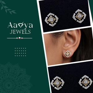 Distinctive 14K Gold Certified Lab Grown <b>Diamond</b> <b>Earrings</b> Womens Luxury Fine Jewelry Wedding Elegant Premium Design - Product Image 3