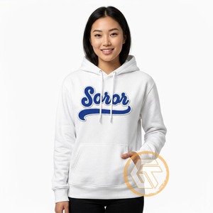 ออกแบบเสื้อฮู้ดผ้าฟลีซคุณภาพสูง 100% ผ้าฝ้าย ระบายอากาศได้ดี สำหรับผู้หญิง Zeta Phi Beta  แบบกำหนดเองสำหรับฤดูหนาว ขายส่ง - Product Image 1