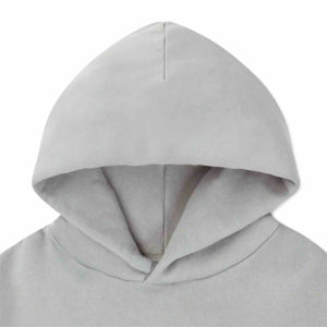 Sweat-shirts à capuche personnalisés pour hommes, 100% coton, unisexe, en molleton, couleur unie, coupe ample, vêtements décontractés, sweat-shirt en coton tricoté - Product Image 3