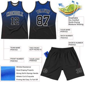 Maillots de basket-ball réversibles les plus populaires, ensemble de maillots en tissu polyester maillé imprimé par sublimation, vente en gros, personnalisation OEM - Product Image 5