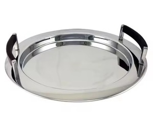 Plateau de service le plus vendu, design attrayant, plateau de service pour café, plateau de table en acier inoxydable de haute qualité à prix abordable - Product Image 6