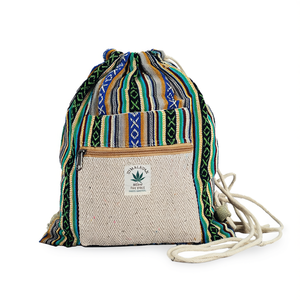 Mochila de algodón con cordón, cómoda y ecológica para uso diario - Product Image 2