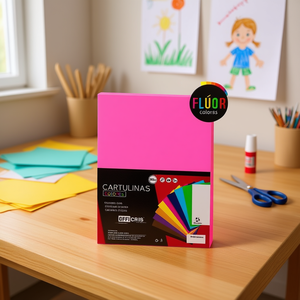 Cartoncino Fluorescente Rosa Fucsia 50*65cm per Lavori Artigianali - Product Image 3