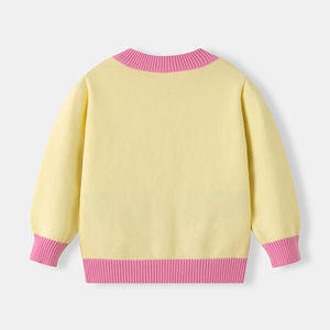 Suéter de Lana Tejido a Mano para Niñas, Diseño de Trenzas, Ropa Infantil - Product Image 5