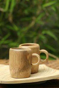 Taza de Bambú Natural BLUE LOTUS FARM, Reutilizable y Ecológica, Estilo Americano, Opciones de 250/500 ml, para Té de la Tarde y Bebidas Diarias, MÁS VENDIDO - Product Image 4
