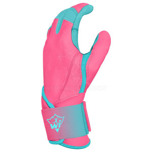 Gants de frappe de baseball en maille légère avec sangle réglable, mouvements des doigts flexibles et performance de préhension solide sur la paume - Product Image 4