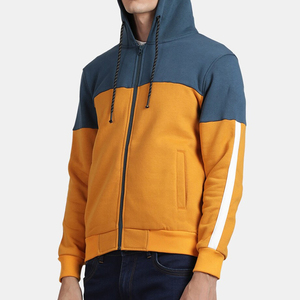 Vente en gros, service de conception personnalisable en usine, fabrication de haute qualité, sweat à capuche personnalisé pour homme avec poche zippée longue - Product Image 4