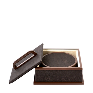 Posavasos de Madera de Lujo para Tazas de Té/Café con Grabado Láser Personalizado, Diseño Minimalista Hecho a Mano para Bodas, al Mejor Precio - Product Image 1