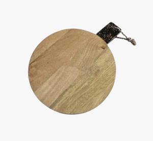 Planche à découper rectangulaire en bois d'acacia, grande planche à charcuterie en bois avec rainure et poignée - Product Image 5