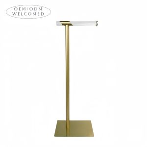 Portarrollos de Papel Higiénico de Metal Moderno de Primera Calidad, Sin Necesidad de Taladrar, de Latón, Acrílico y Cromo, para Baño y Hotel - Product Image 4