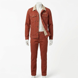 Chaqueta Vaquera para Hombre con Logotipo Personalizado, Nueva Moda 2026, Cuello en Contraste, Chaqueta Vaquera con Logotipo Personalizado, Ropa Urbana, Prenda Exterior de Mezclilla para Otoño e Invierno - Product Image 5