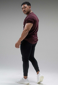 T-shirt de sport pour homme personnalisé en gros, mélange de coton respirant, impression de logo OEM, commandes en gros au prix direct usine - Product Image 5