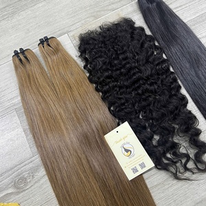 Extensiones de Cabello Humano Vietnamita Ondulado Natural con Nudos Pequeños en Cierre HD, Trama a Máquina, Doble Trama, Paquetes de Cabello con Extensiones - Product Image 5