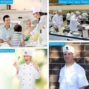 Gorro de Chef Personalizado con Malla Transpirable para Cocina, para Panaderos y Personal de Cocina - Product Image 3
