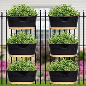 Nouveau design tendance, pot de fleurs ovale galvanisé, pot de fleurs en métal durable, pot de fleurs décoratif pour l'intérieur et l'extérieur - Product Image 6