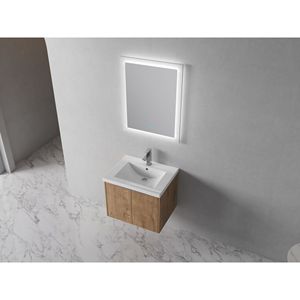 Mueble de Baño Pequeño de 24 Pulgadas con Puertas de Cierre Suave, Diseño de Montaje Flotante 24x18-00624 IMO (Empaque KD) - Product Image 3